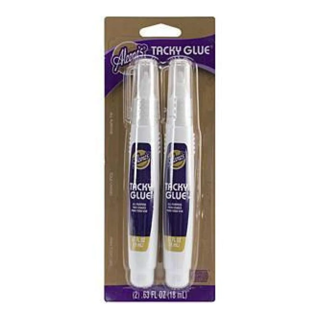 Aleene's Tacky Glue Fast Drying Glue Pen 2.63Oz 2/Pkg