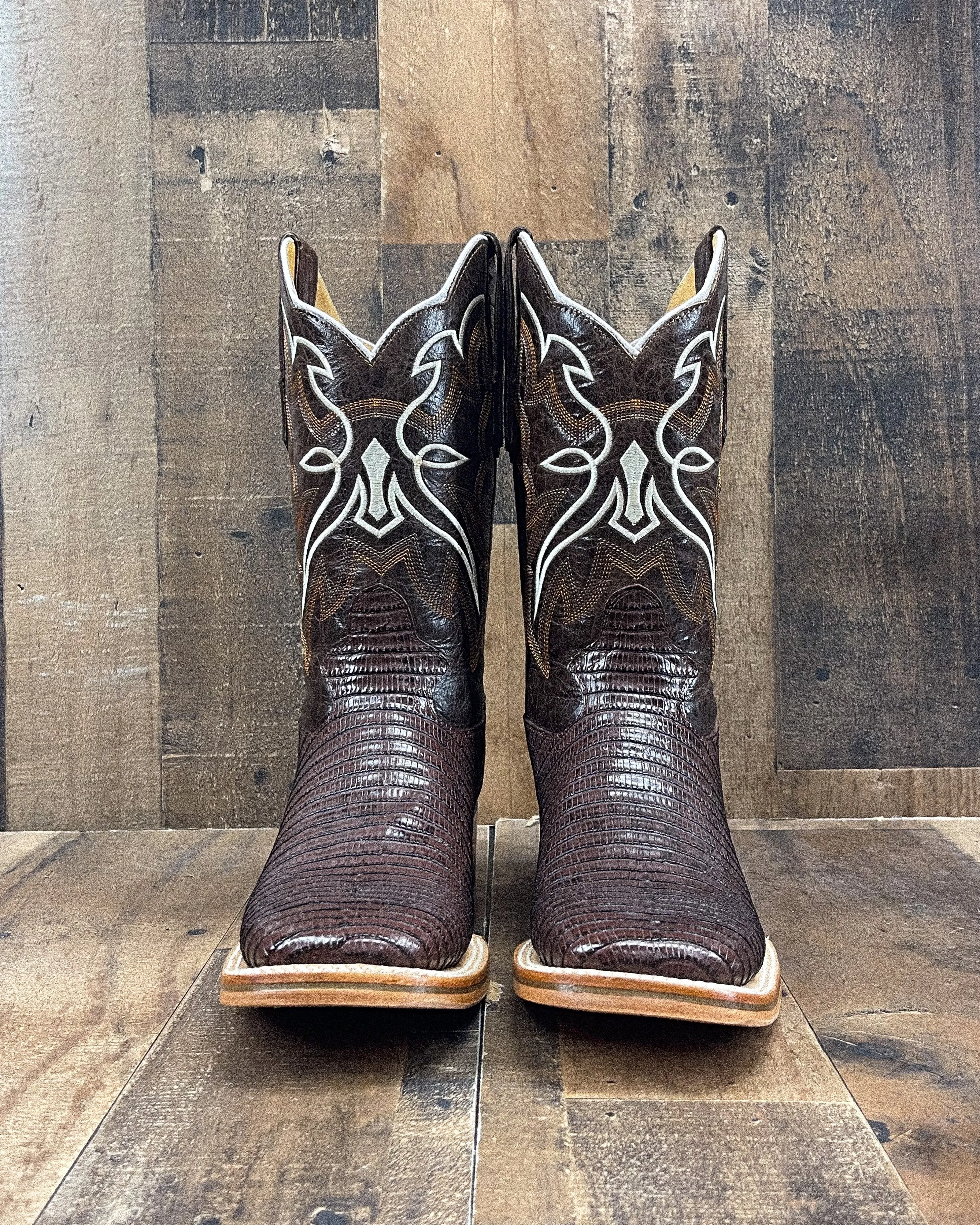 BROWN LIZARD | MEN SQUARE TOE COWBOY BOOTS