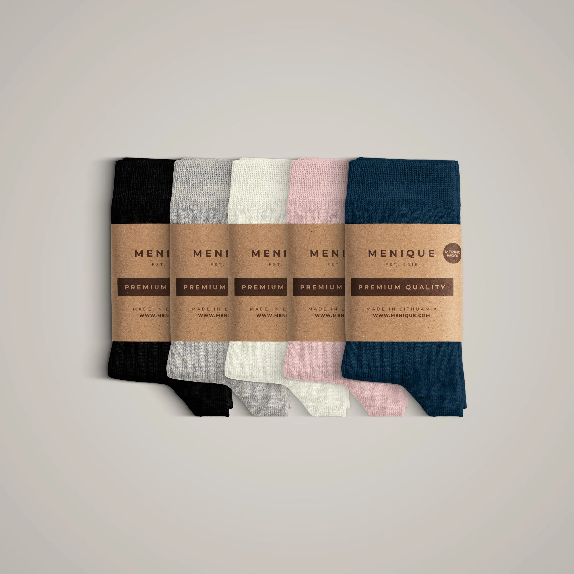 Kids' Merino Rib Crew Socks