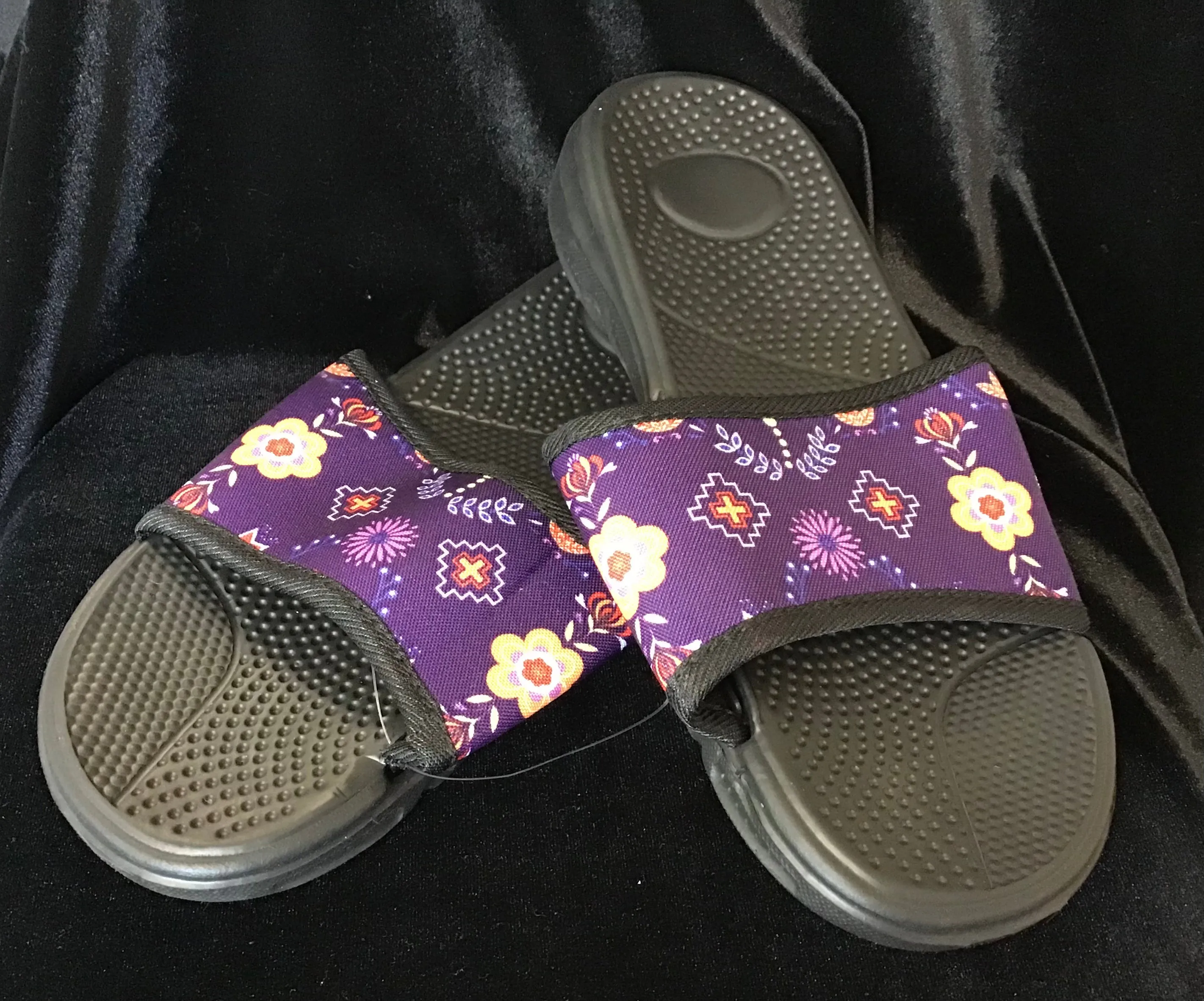 Ladies Floral Slides