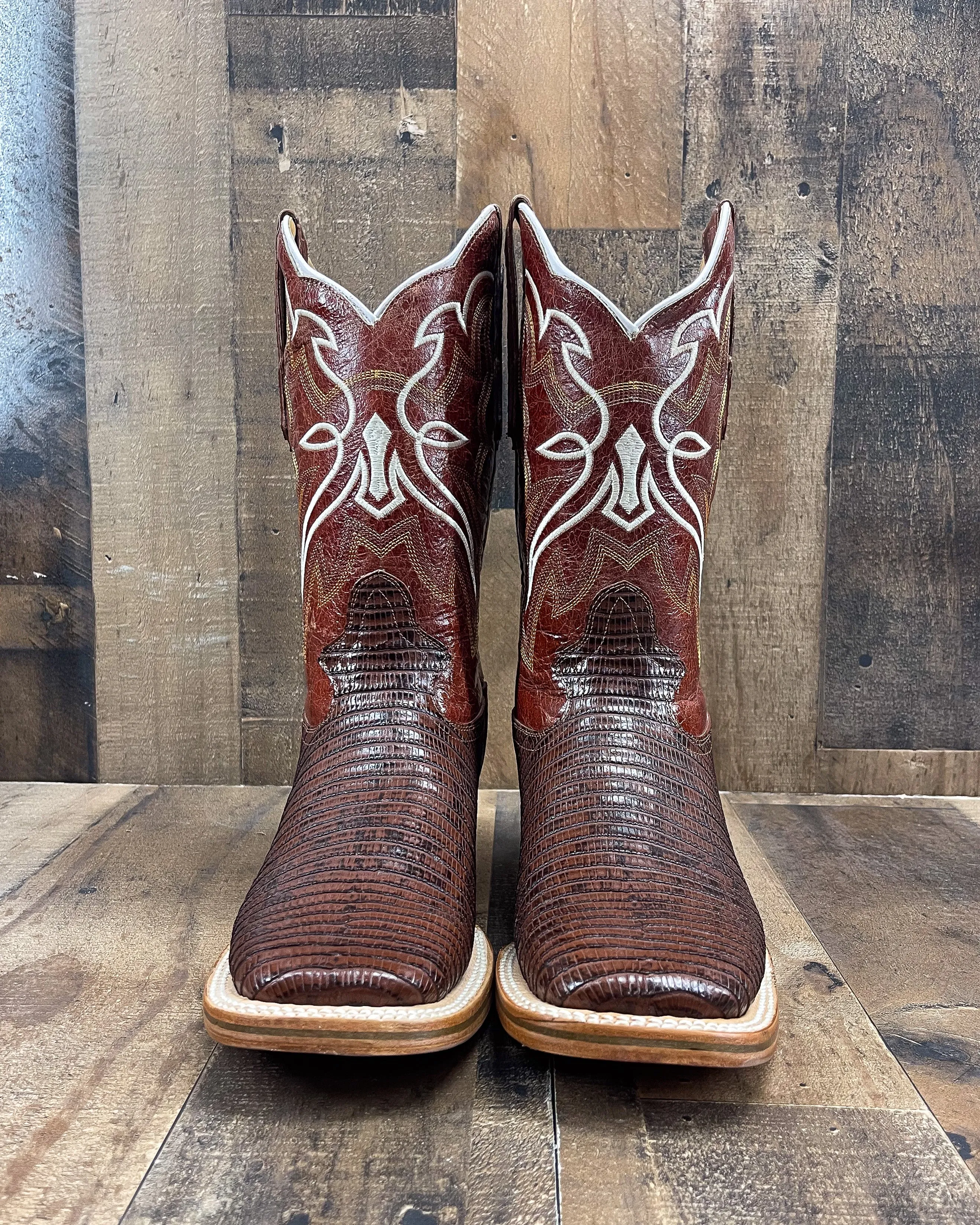 LIZARD SHEDRON | MEN SQUARE TOE BOOTS