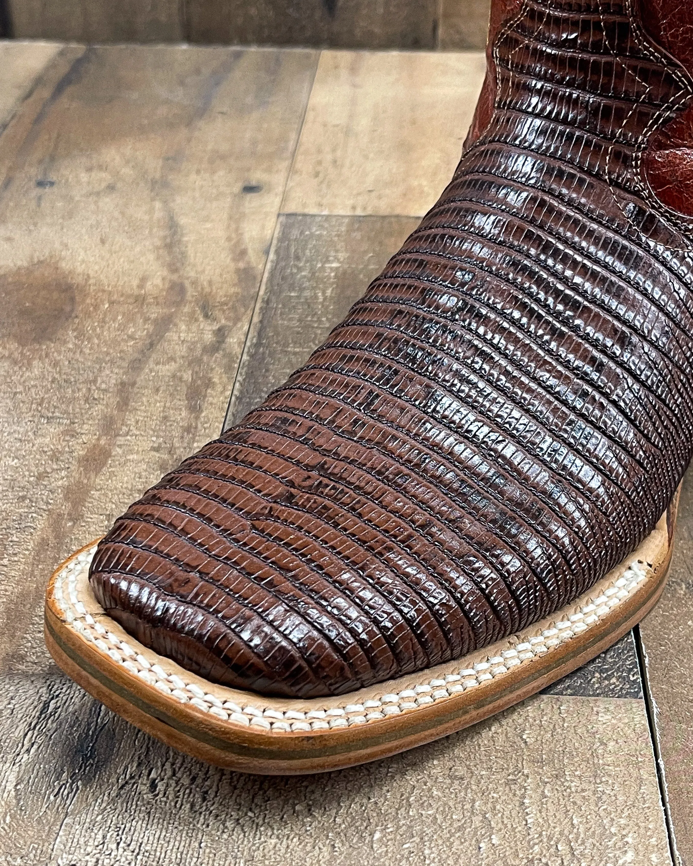 LIZARD SHEDRON | MEN SQUARE TOE BOOTS