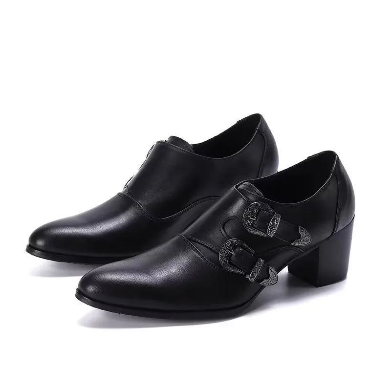 LuxeLeather Monkstrap Dress Shoes