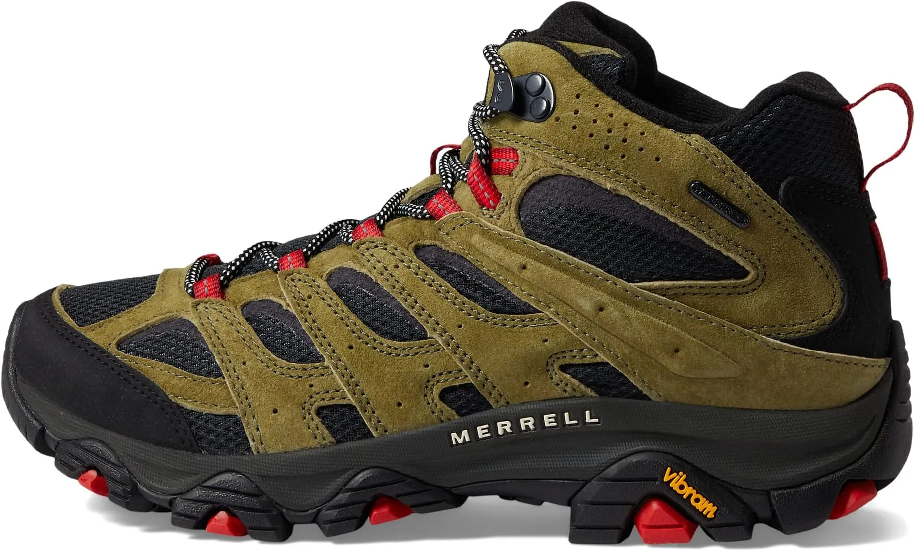 Moab 3 Mid Waterproof Hiking Shoes Merrell, Avocado