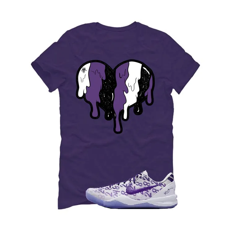 Nike Kobe 8 "Court Purple" | illcurrency Purple T-Shirt (Heart)