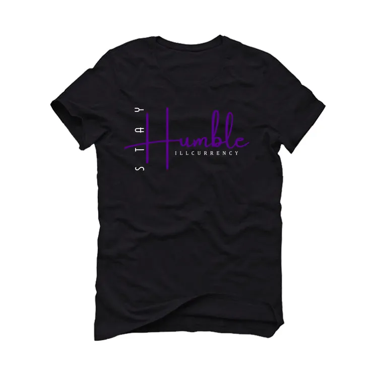 Nike SB Dunk Low “Court Purple” | illcurrency Black T-Shirt (Stay Humble)