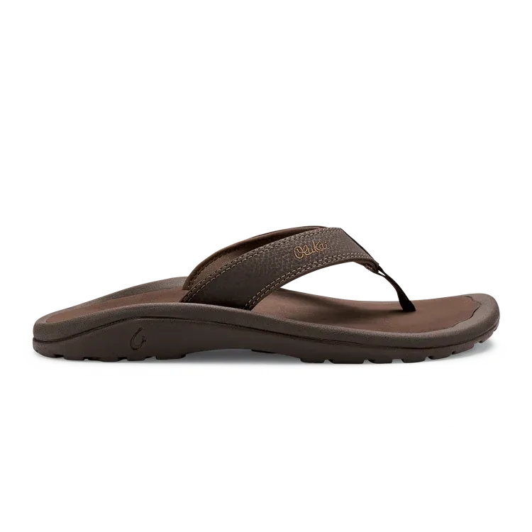 OLUKAI MENS OHANA - TAN / DARK JAVA