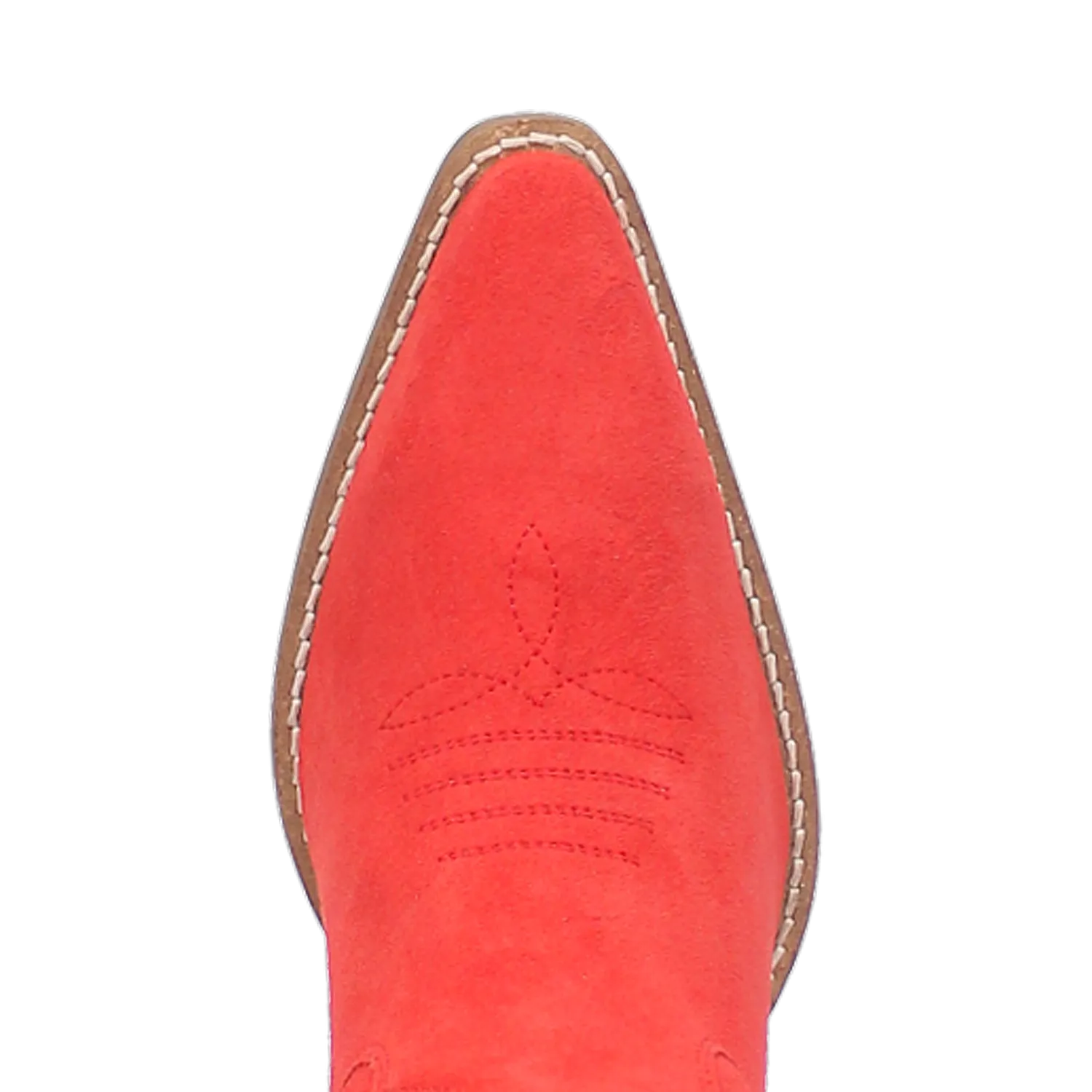 Online Exclusive | Dingo | Thunder Road Suede Leather Cowboy Boots in Red **PREORDER