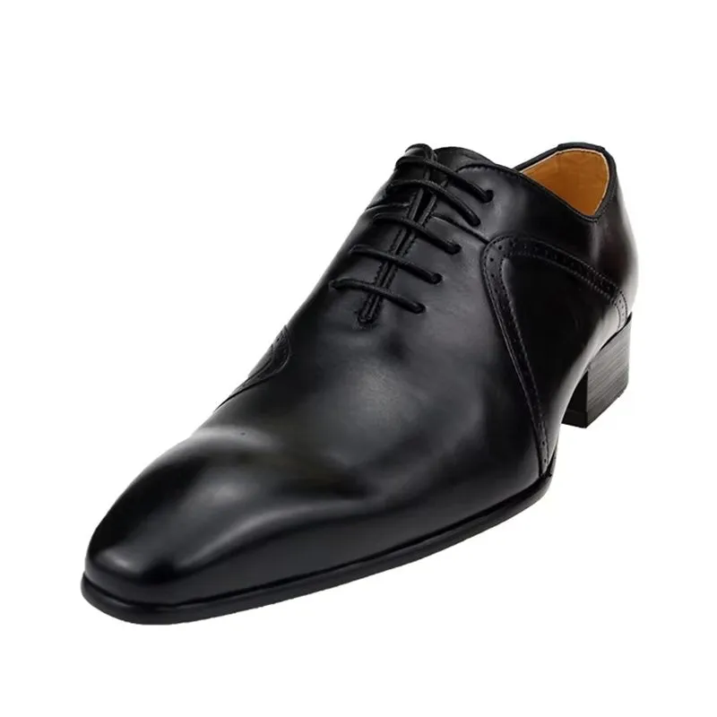 Opulent Bespoke Brogue Leather Wedding Shoes