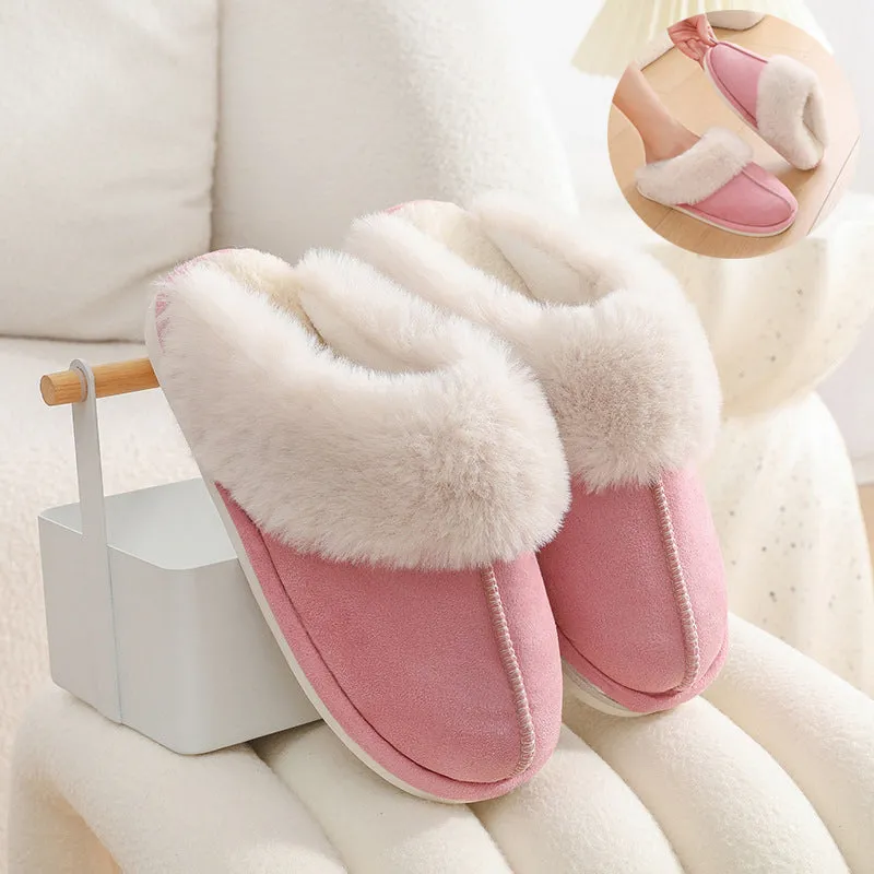 Plush Slip-On Slippers