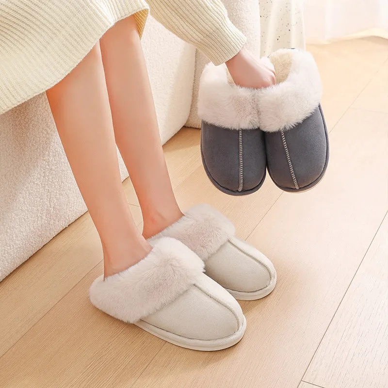 Plush Slip-On Slippers