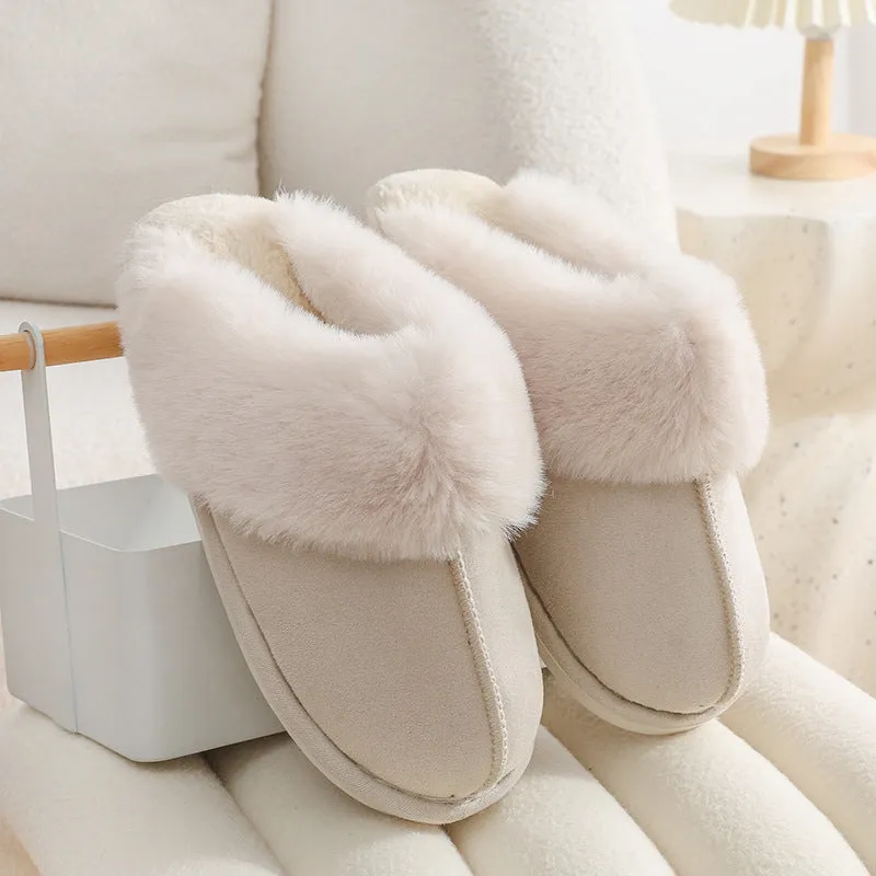 Plush Slip-On Slippers