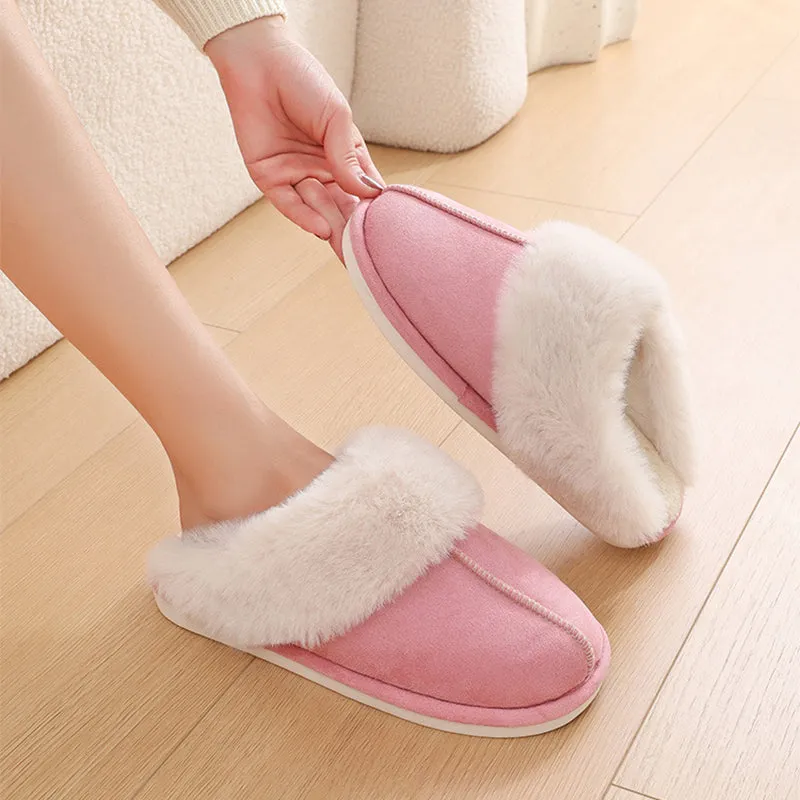 Plush Slip-On Slippers