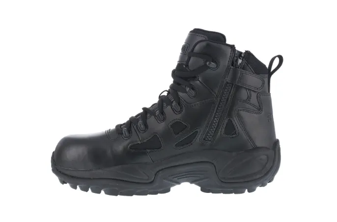 Reebok Men's Rapid Response 6" Stealth Boot With Side Zipper