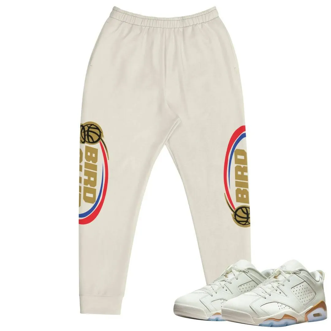 Retro 6 Low Chinese New Year Playoff logo joggers