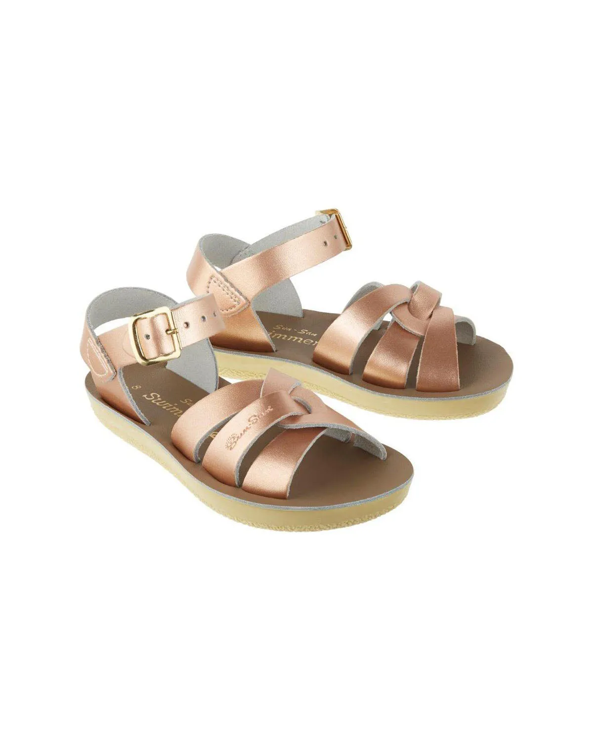 Salt-water sandals swimmer rose gold