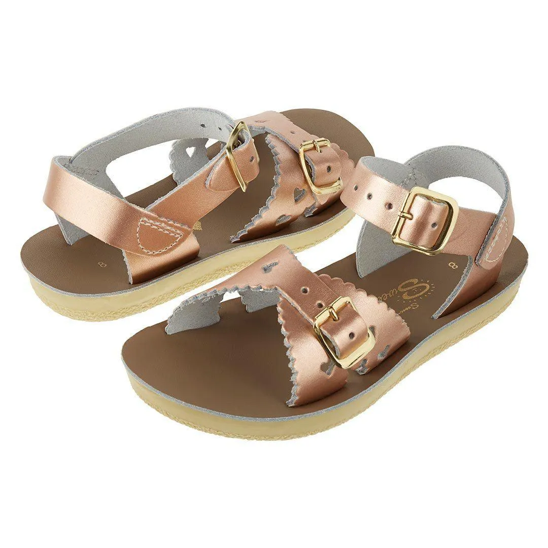 Salt-Water Sun-San Kids Sandals - Sweetheart - Rose Gold