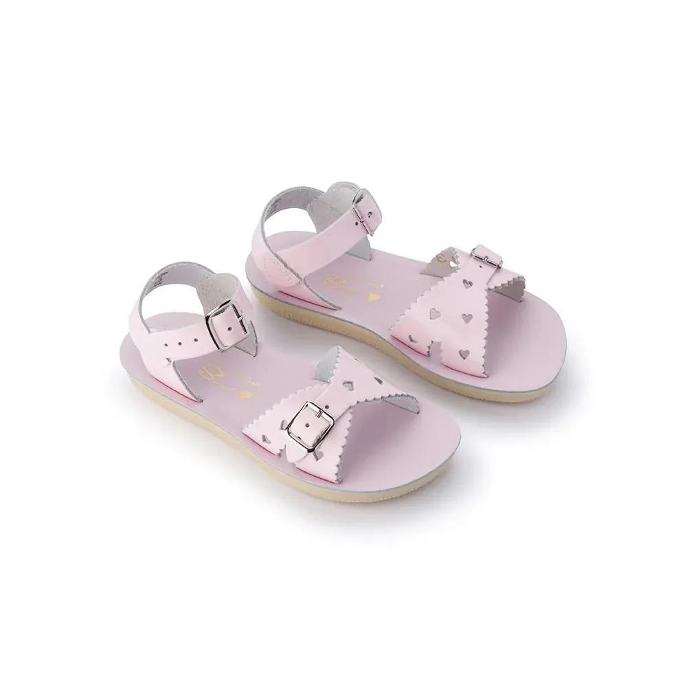 SALT WATER SUN-SAN SWEETHEART SANDALS - SHINY PINK (without box)