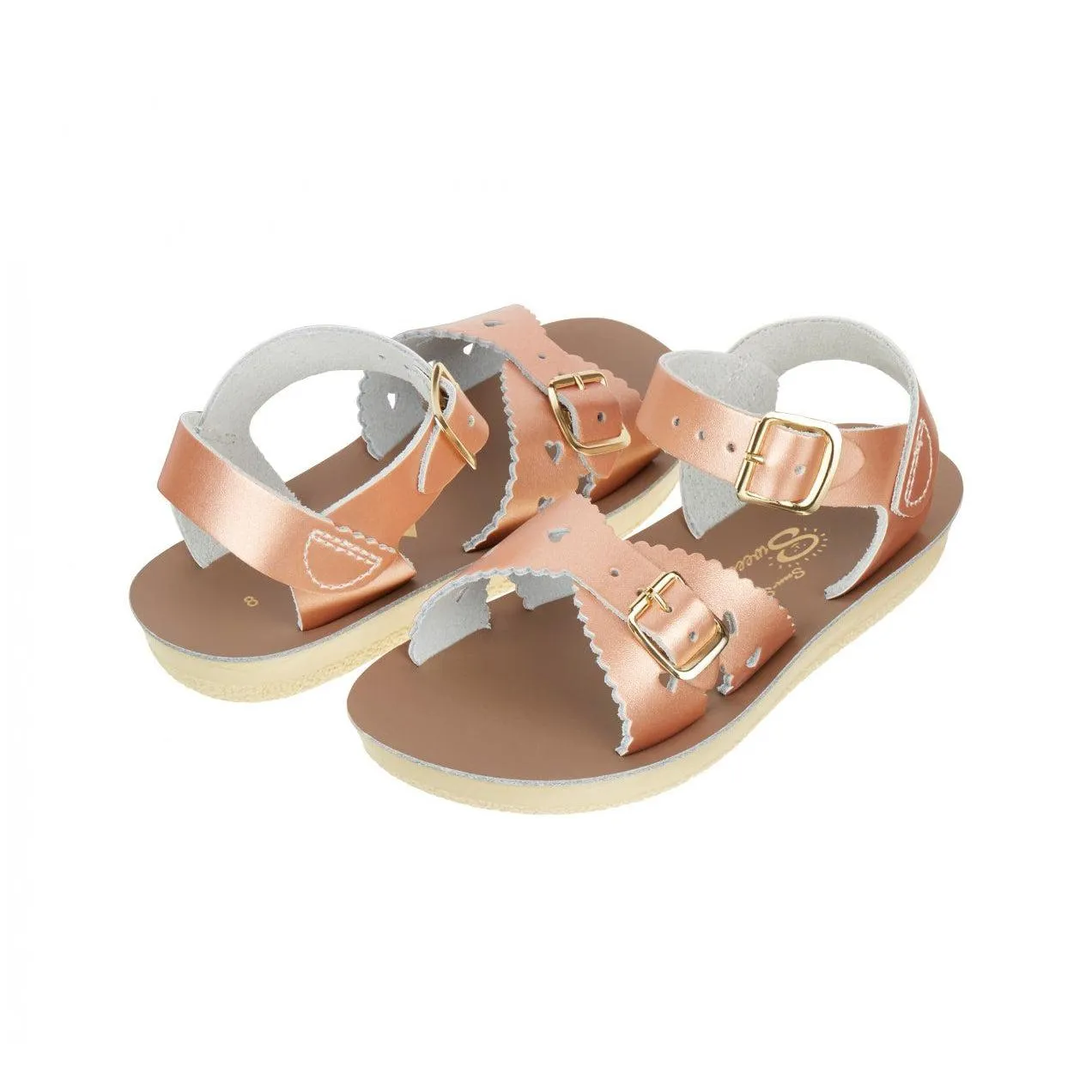 Saltwater Sweetheart Premium Sandals - Rose Gold - Kids