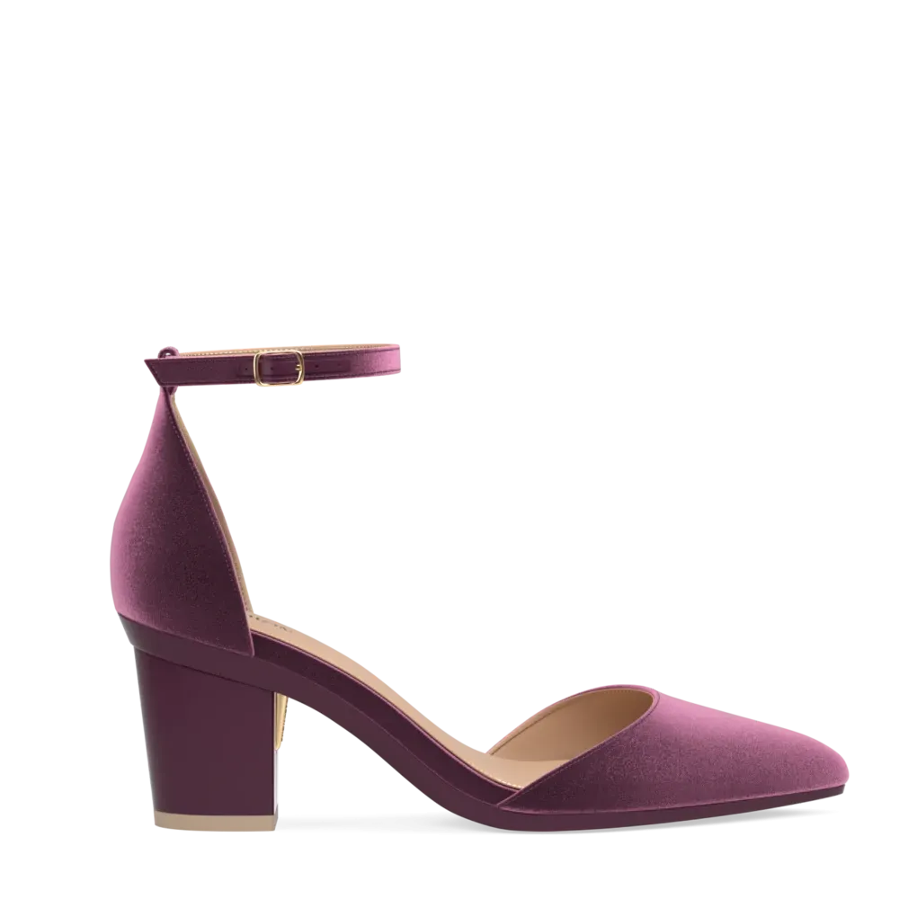 The D'Orsay - Sugar Plum Velvet 3 Block