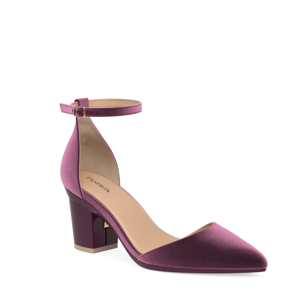 The D'Orsay - Sugar Plum Velvet 3 Block