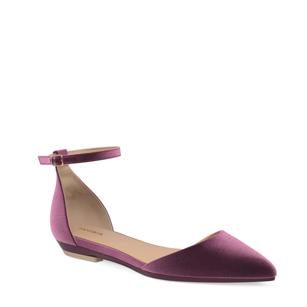 The D'Orsay - Sugar Plum Velvet 3 Stiletto