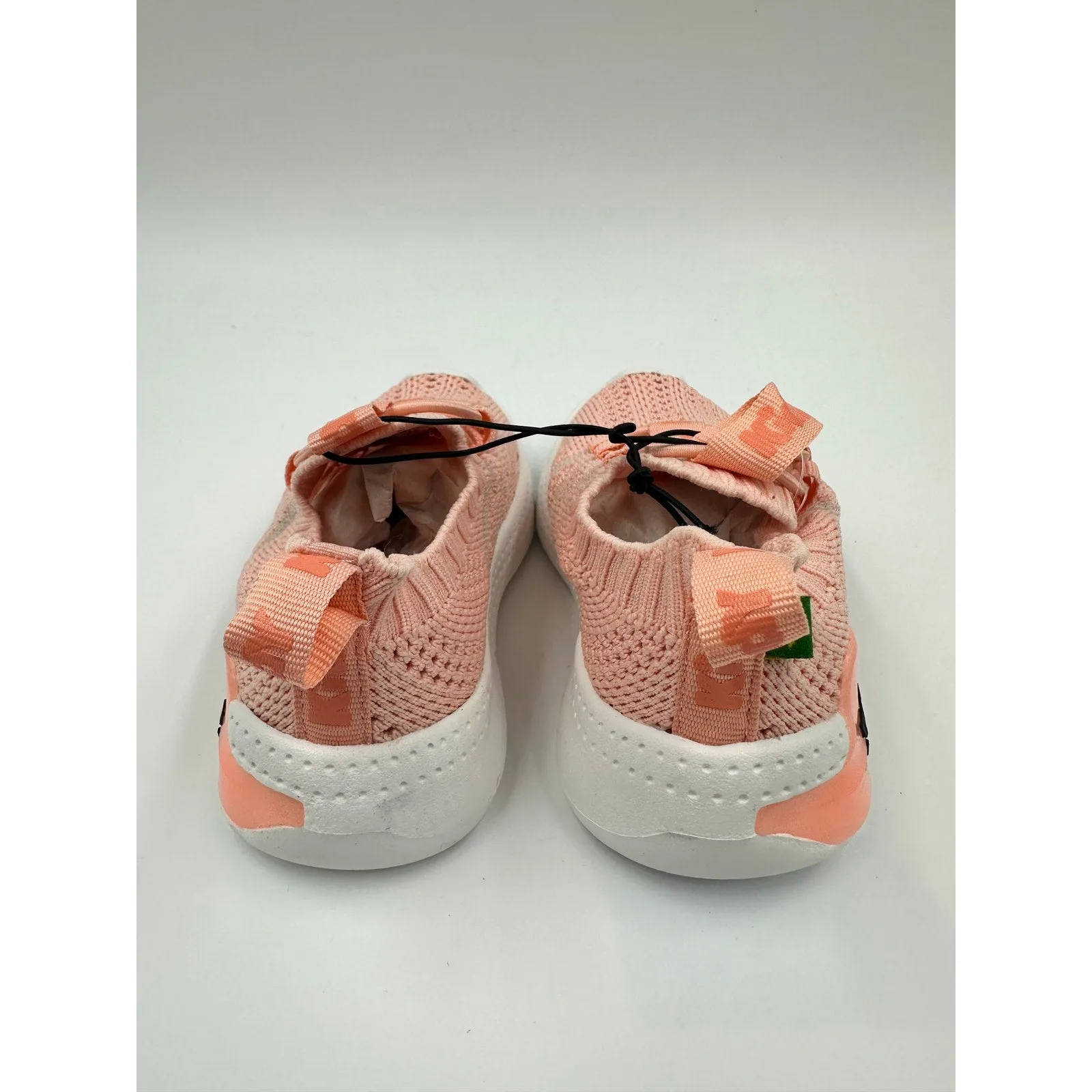 Toddler/Small Kid Size 7, Salmon Pink Slip-on Knit Top Sneakers