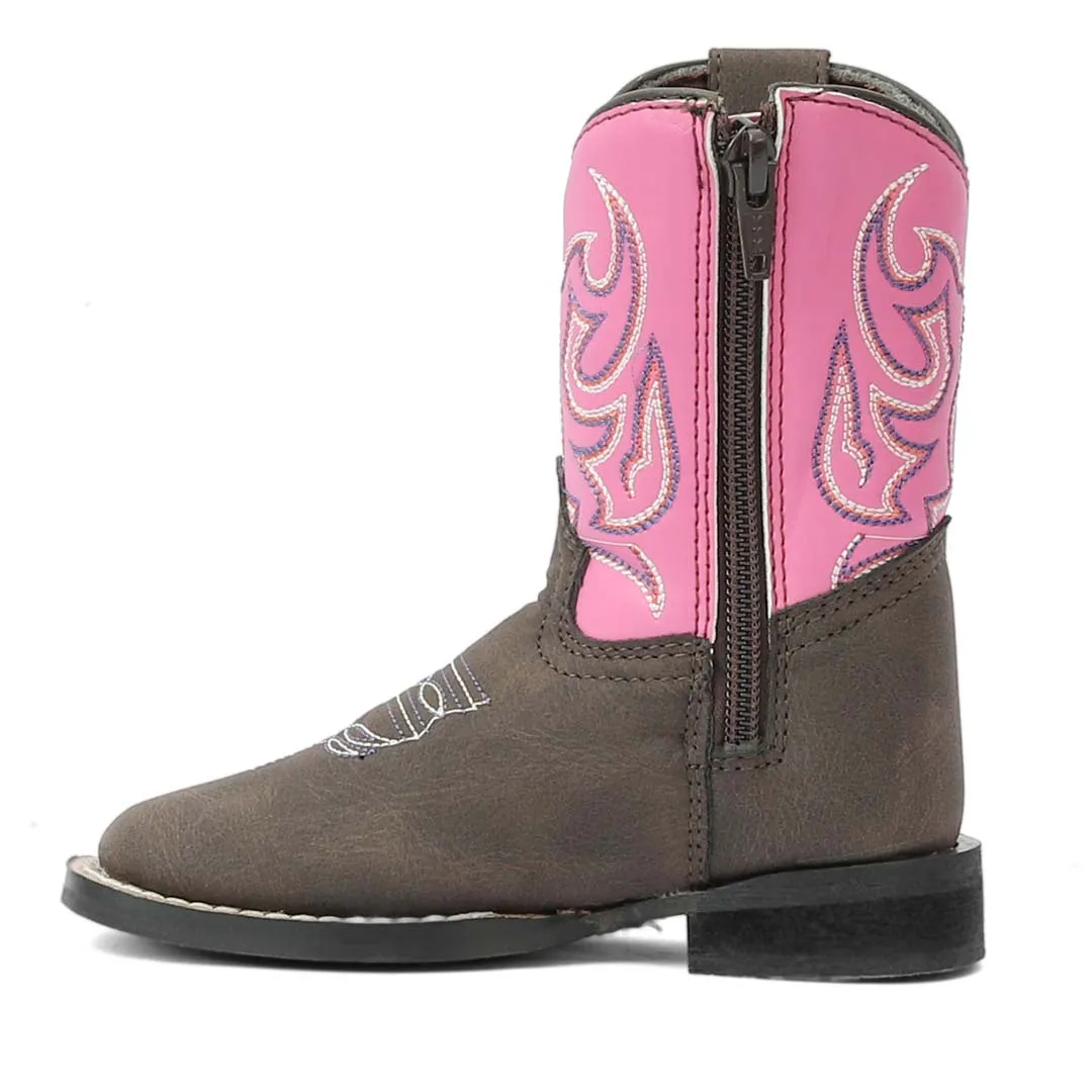 TuffRider Toddler Voyageurs Square Toe Western Boot