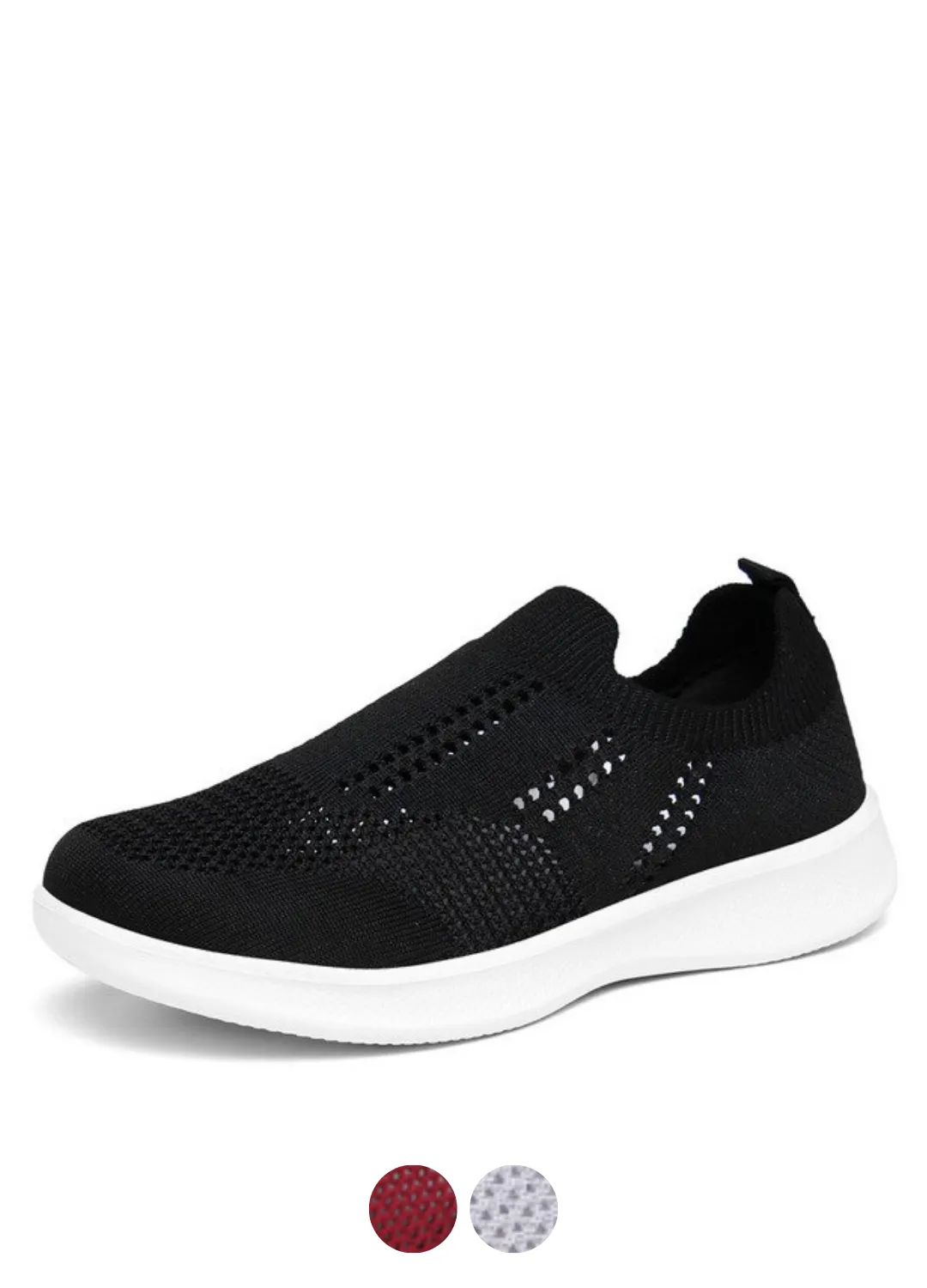 Viky Women's Slip-On Black Shoes